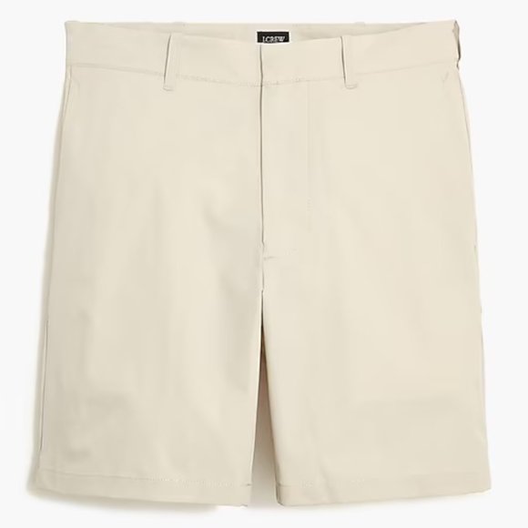 J. Crew 8" Flex Gramercy Tech Short in Stone - Picture 2 of 6